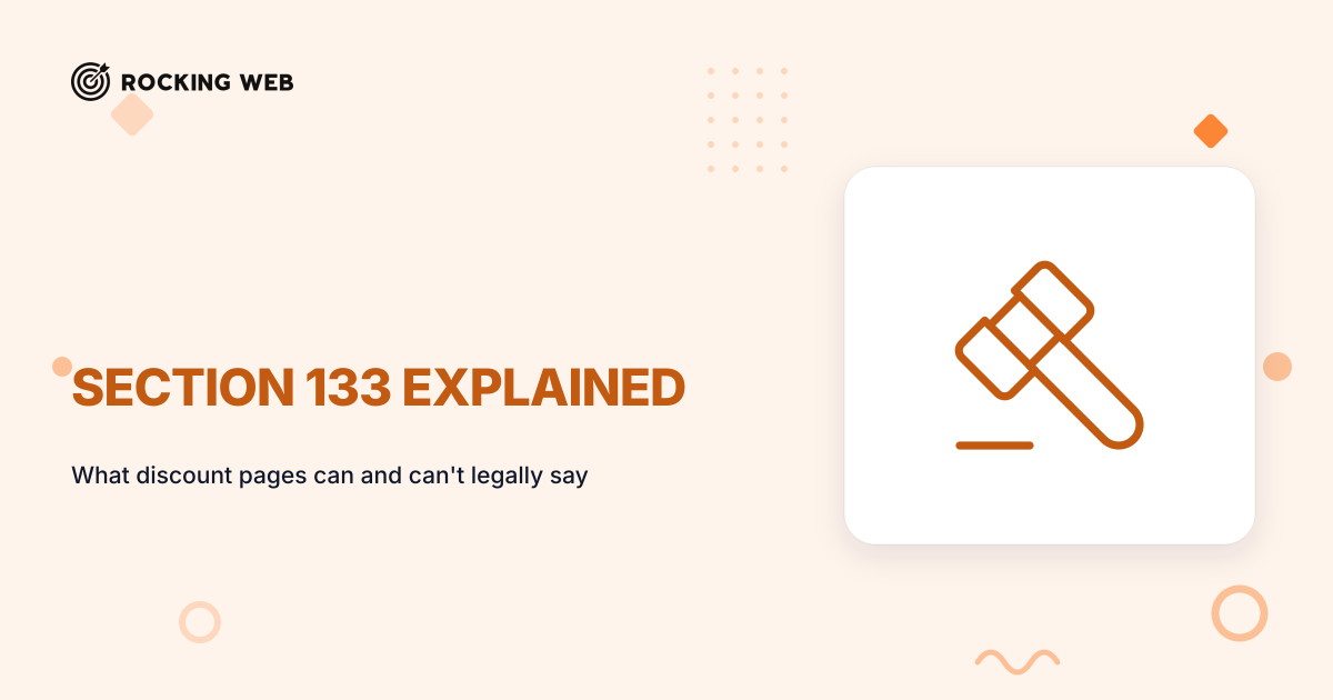Discount Pages and Section 133: What AHPRA Restricts